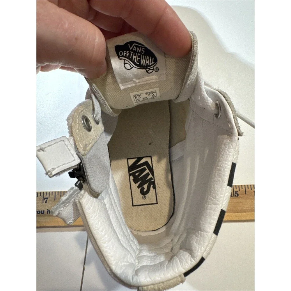 Vans SK8-Hi CAP LX Reissue 'White Checkerboard' M6.5W8 
